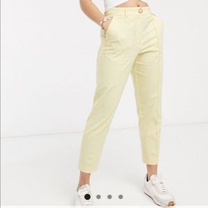 ASOS design ultimate linen cigarette pants